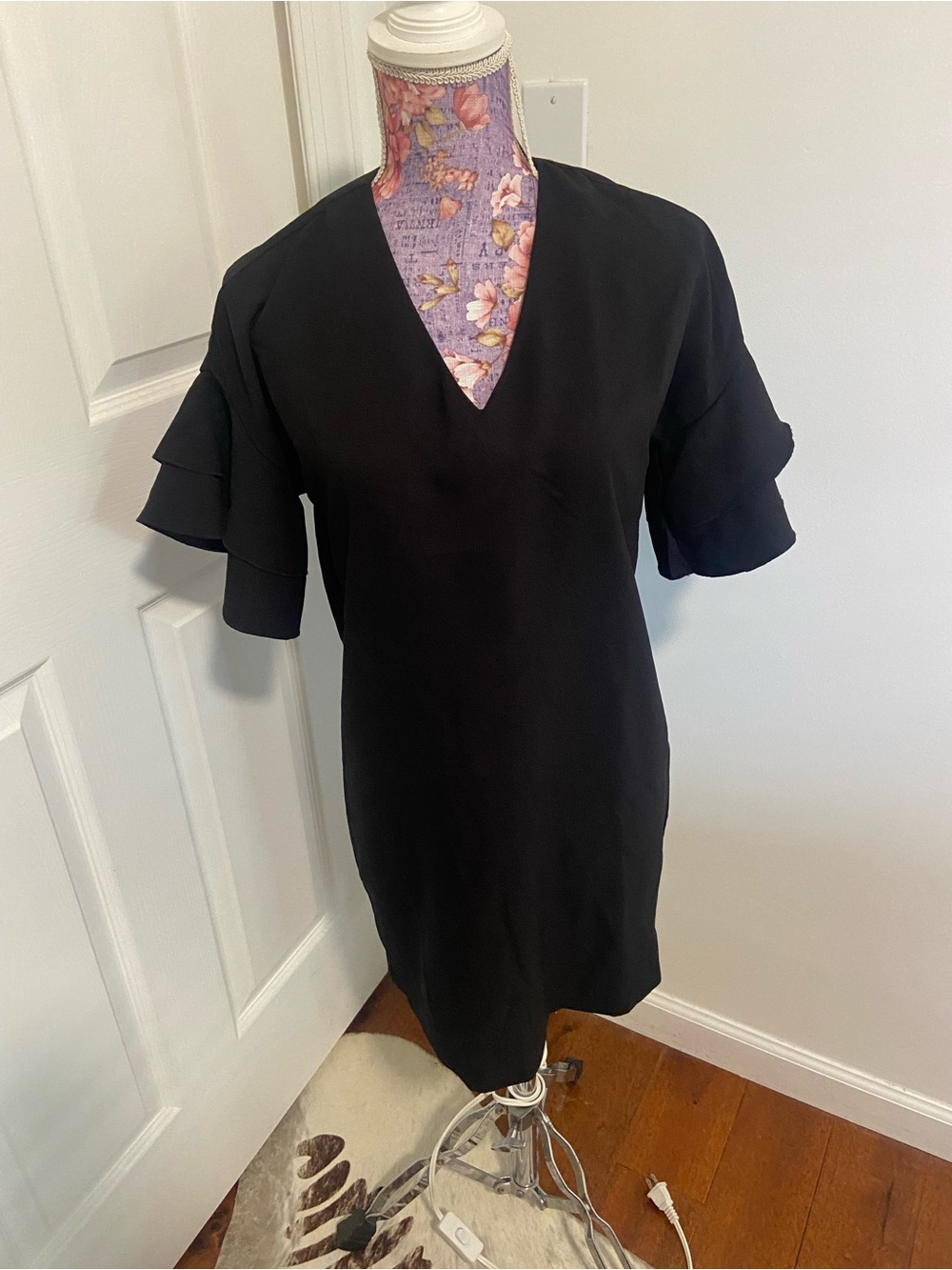 Banana Republic black shirt dress 0P NWT